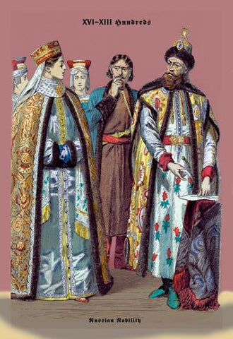 Russian Nobility  19th Century 24x36 Giclee