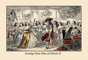 Evening Party - Time of Charles II 24x36 Giclee