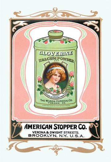 Cloverine Talcum Powder 24x36 Giclee