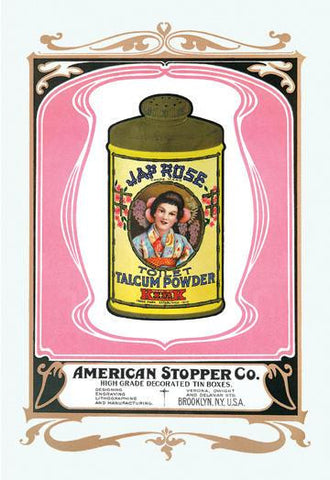 Japanese Rose Talcum Powder 24x36 Giclee