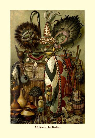 Afrikanische Kultur 24x36 Giclee