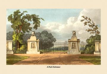 A Park Entrance #1 24x36 Giclee