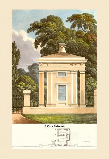 A Park Entrance #2 24x36 Giclee