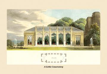 A Gothic Conservatory 24x36 Giclee