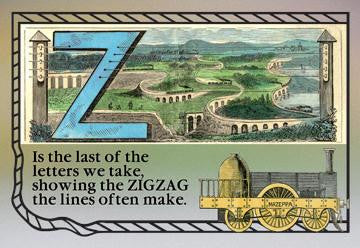 Z for Zigzag 24x36 Giclee