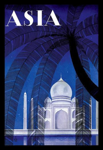 In Agra w-TITLE 24x36 Giclee