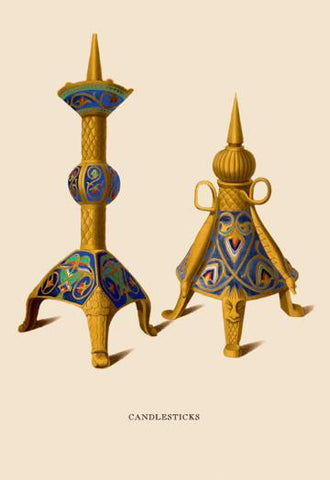 Candlesticks 24x36 Giclee