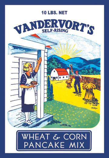 1 Vandervort&#39;s Wheat and Corn Pancake Mix 24x36 Giclee