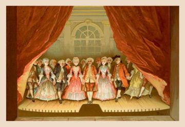 School For Scandal: Cast on Stage 24x36 Giclee