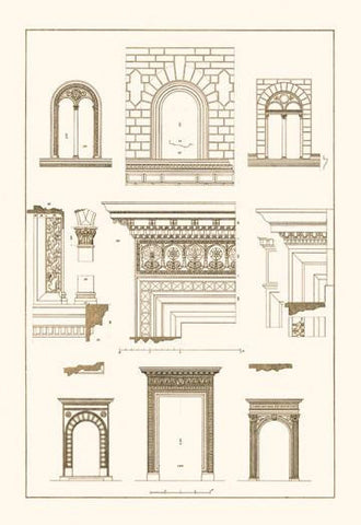 Windows and Doorways of the Renaissance 24x36 Giclee