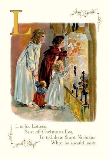 L is for Letters 24x36 Giclee