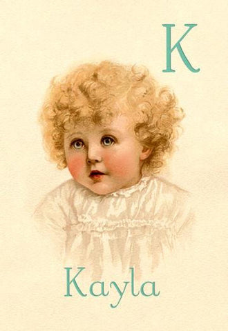 K for Kayla 24x36 Giclee