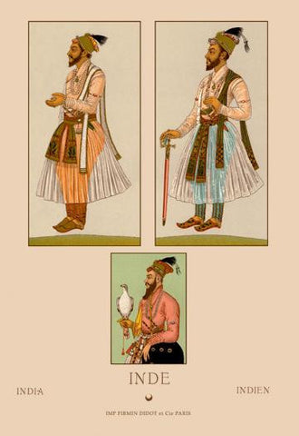 Traditional Male Dress of India #2 24x36 Giclee