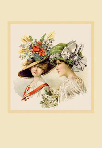 The Garden Hats 24x36 Giclee