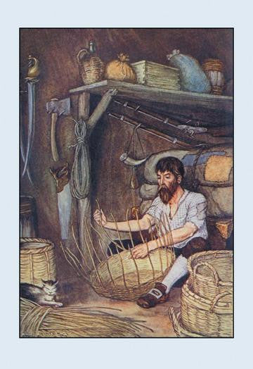 Robinson Crusoe: I Employed Myself 24x36 Giclee