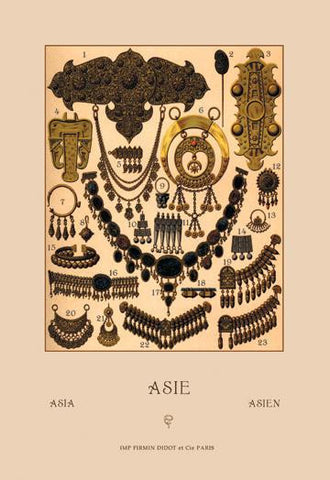 Asian Jewelry 24x36 Giclee