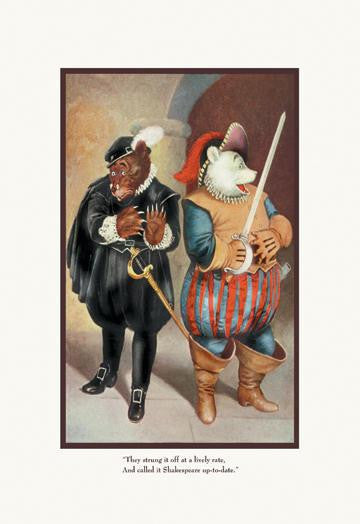 Teddy Roosevelt&#39;s Bears: Shakespeare 24x36 Giclee