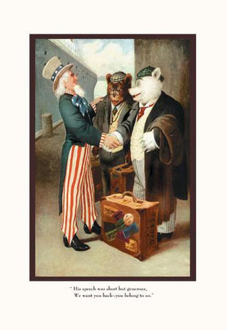 Teddy Roosevelt&#39;s Bears: You Belong to Us 24x36 Giclee