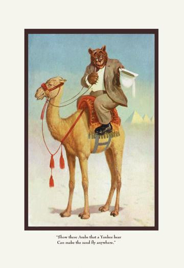 Teddy Roosevelt&#39;s Bears: A Yankee Bear 24x36 Giclee