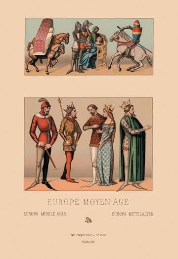 Royalty of Medieval Europe 24x36 Giclee