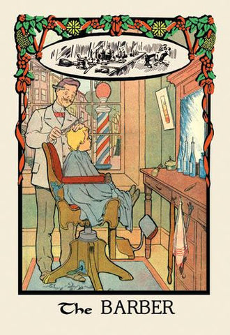 The Barber 24x36 Giclee