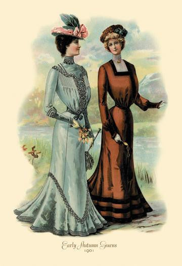 Early Autumn Gowns 24x36 Giclee