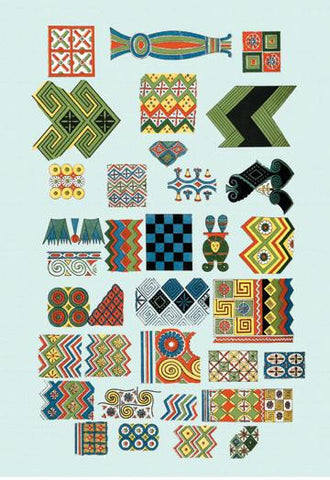 Patterns from Egyptian Ceilings 24x36 Giclee