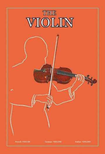 The Violin 24x36 Giclee