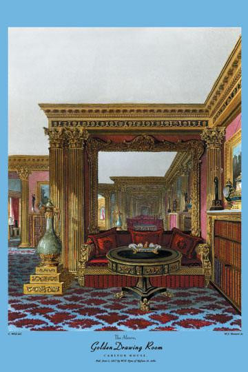 Golden Drawing Room - Carlton House 24x36 Giclee