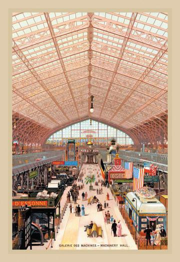 Machinery Hall at the Paris Exhibition  1889 24x36 Giclee