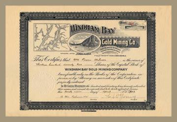 Windham Bay Gold Mining Company 24x36 Giclee