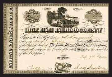 The Little Miami Railroad Company #2 24x36 Giclee