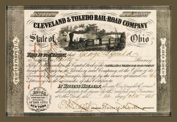 Cleveland and Toledo Railroad Company 24x36 Giclee