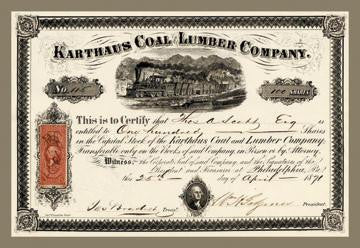 Karthus Coal and Lumber Company 24x36 Giclee