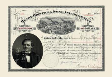 Henry Disston & Sons Inc. 24x36 Giclee