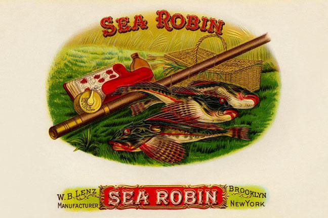 Sea Robin Cigars 24x36 Giclee