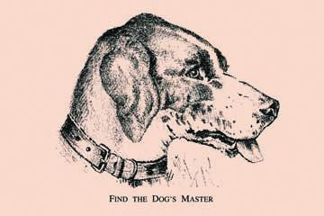 Find the Dog&#39;s Master 24x36 Giclee