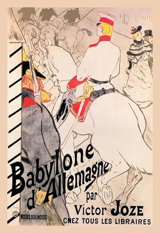 Babylone d&#39;Allemagne (German Babylon) 28x42 Giclee on Canvas