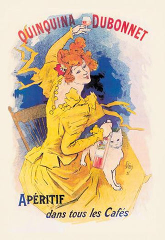 Quinquina Dubonnet Apertif #1 28x42 Giclee on Canvas