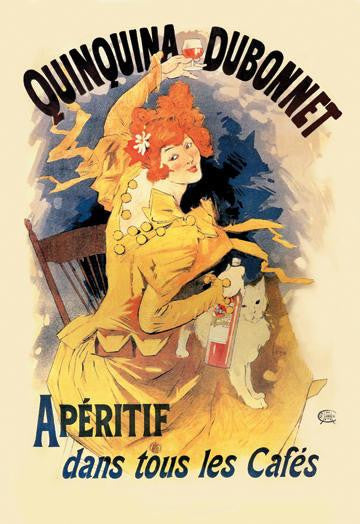 Quinquina Dubonnet Apertif #2 28x42 Giclee on Canvas