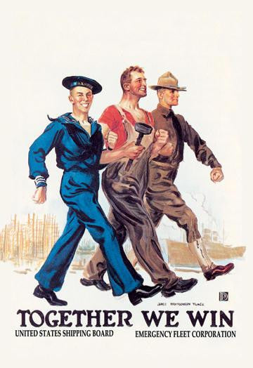 Together We Win 28x42 Giclee on Canvas