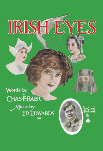 Irish Eyes 28x42 Giclee on Canvas