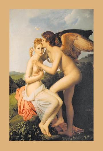 Kiss from an Angel 28x42 Giclee on Canvas