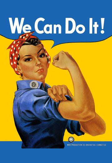 We Can Do It! 28x42 Giclee on Canvas