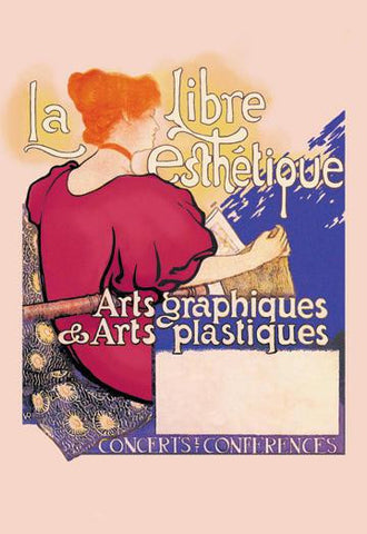 La Libre Esthetique 28x42 Giclee on Canvas