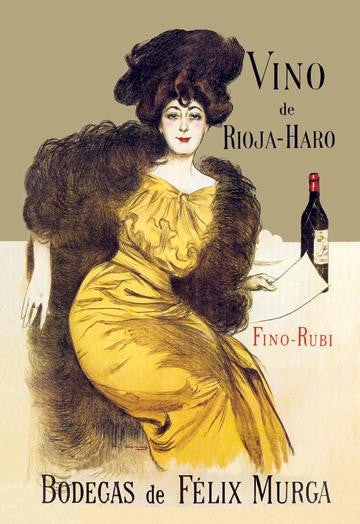 Vino de Rioja-Haro 28x42 Giclee on Canvas