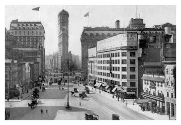 Times Square  1911 28x42 Giclee on Canvas