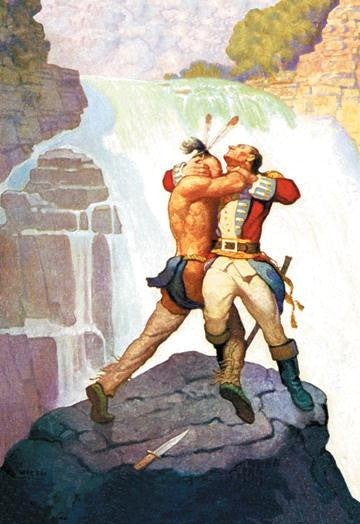 Battle of Glen Falls 28x42 Giclee on Canvas