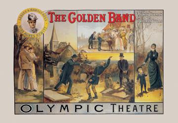 The Golden Band 28x42 Giclee on Canvas