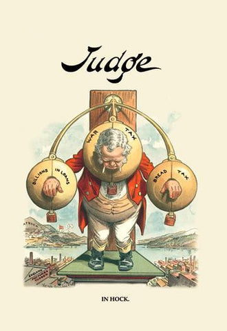 Judge: England in Hock 28x42 Giclee on Canvas